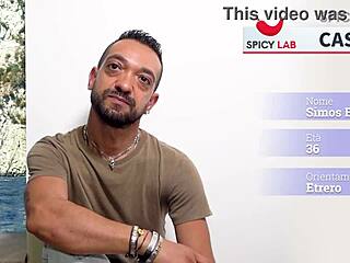 big cock man in first porn casting interview