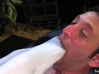 Busty Mistress Whips And Fingers Male Ass