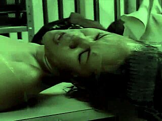 Ebony girl doesn't want to lose her job, so she gets a cumshot after blowjob.