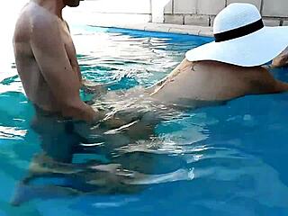 damn, argentinian slut deepthroats and fucks hard in home pool orgy!