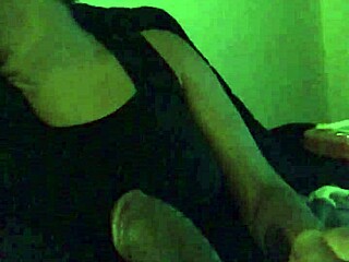 ebony gives sloppy head to black guy