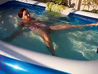 Damn! Underwater pussy fingering by mermaid in hot bikini show!