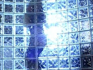 she performs erotically before spreading legs