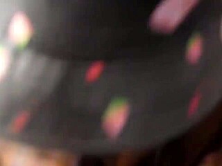 Sloppy dick sucking with big black cock, ebony whore slurping cum