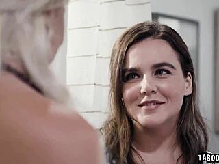 Natasha Nice Worked Her Big Titties and Tongue on Seth’s Cock and London’s Pussy for a Wild Cleanup