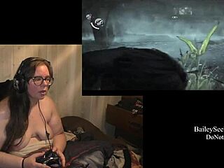 naked playthrough of evil within part 4 with piercing and tattoos