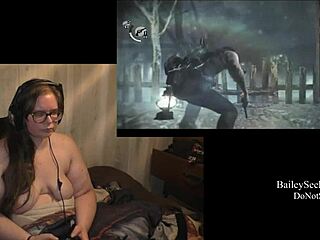 naked playthrough of evil within part 4 with piercing and tattoos