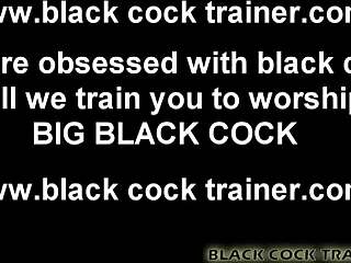 Helping indulge big black cock fantasy with toys and humiliation