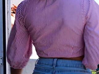 Indian milf Angel Constance strips all natural for Playboy!