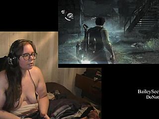 naked playthrough of evil within part 4 with piercing and tattoos