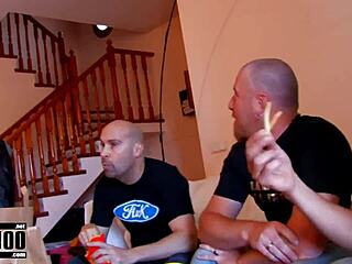 Nerdy Teen Slut in Uniform Gives Deepthroat in Spanish College Video Part 1