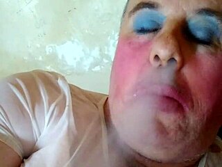 cute transsexual janine introduces herself in a shemale video