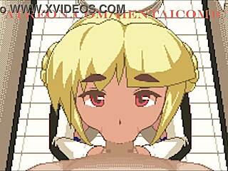 grumpy strawberry-chan at the game center with friends