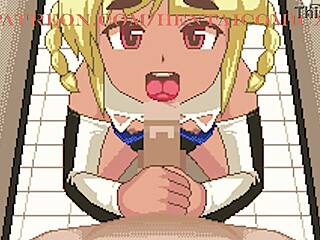 grumpy strawberry-chan at the game center with friends