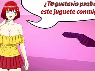 your girlfriend wants to try the double dildo in joi anal hentai