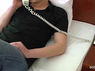 Tight Tini turned into a whore by strangers and ridden in hotel