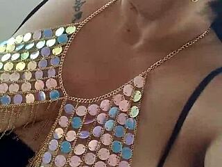 My wife is a sexy exhibitionist, i love seeing her flash big pierced tits.