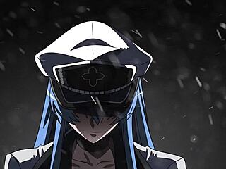 general esdeath makes you cum twice in hentai joi