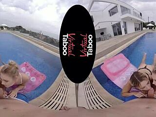 Virtual Taboo Pool Porn With Cowgirl Riding And Blowjob