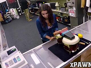 Pawnee Babe Kitty Catherine Got Nailed Hard in the Back Office