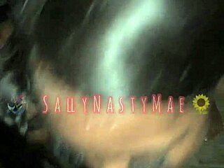 Tattooed Babe Bent Over in Doggystyle on Beach with Big Black Cock