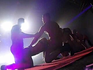 Porn Stars Unleash Wild Orgy at Night Club