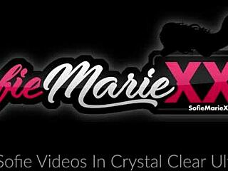 Seductive cougar sofie marie masturbates solo in kitchen