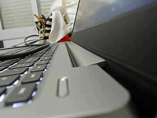 Webcam girl with big boobs rips clothes in striptease before hardcore sex