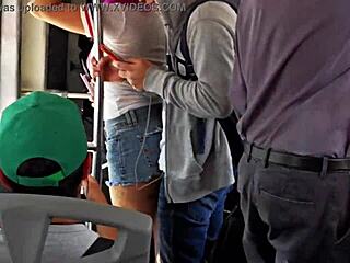 hey, check out daniela seducing a stranger on the metrobus for a hot invite home!