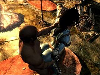 Jessica the vault girl gets fucked hard in jumpsuit!