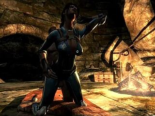 Jessica the vault girl gets fucked hard in jumpsuit!