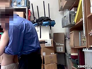 emotional monica saige cowgirls lp officer's cock in shop, feeling intense pleasure.