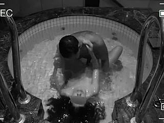 i see the cheating wife bent over in hotel jacuzzi monster cock deepthroat blowjob orgasm