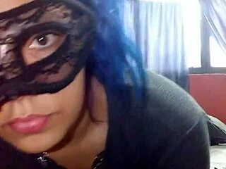 she masturbates in sexy lingerie at her in-laws' house, feeling naughty