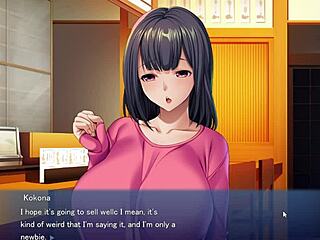 Having sex with your colleague using vibrator and toys in hentai game part 2