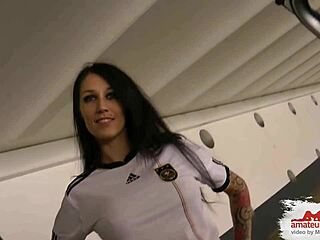 Celebrating world cup victory with intense sex and big cock cumshots