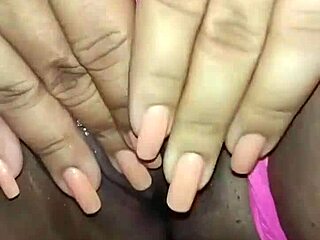 Latina Amateur Masturbates Juicy Pussy Before Guy Fucks Her to Orgasm