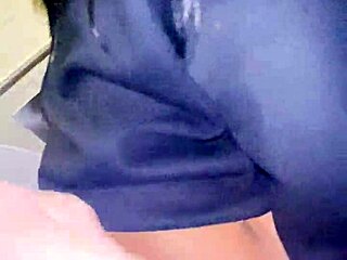 Sexy Mexican teen bangs hard in airport bathroom