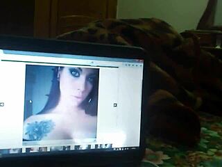 My hot cum dripping over beautiful Eva's face