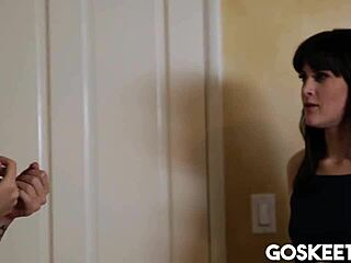 Girlfriend And Stepsis Share Passionate Double Team On Dick