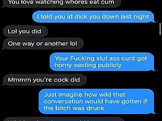 Wife Sexts About Kinky Threesome with Monster Cock!