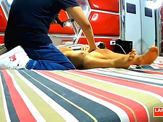 Perla Rica Venezuelan Teen Gets Full Body Massage with Fingering