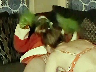 Danielle roy has her way with the grinch