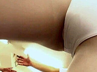 flexible ballet dancer handles three hot rods at once with ease