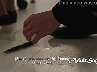 twisted blonde had an accident during work meetings for excitement until caught and disciplined