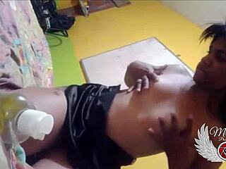 Shannel Tranny Masturbates Wildly In Homemade Video!