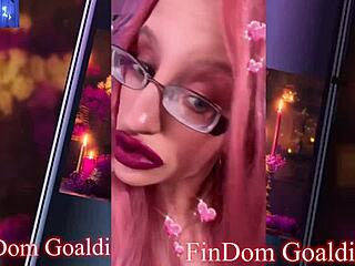 Slave Obeys Bold Financial Domination Instructions From Mistress With Glasses