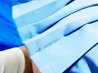 Sex with a horny student! Professor fucks his student