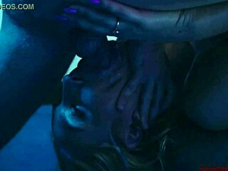 Latina milf enjoys a deep throat session with a huge dick