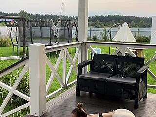 stretching early in the morning at the gym